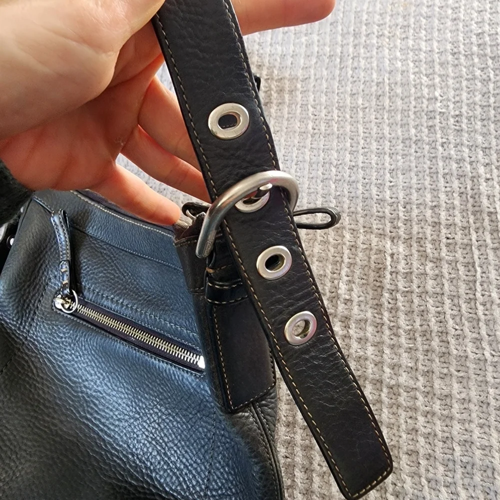 Coach Black Leather Crossbody Bag